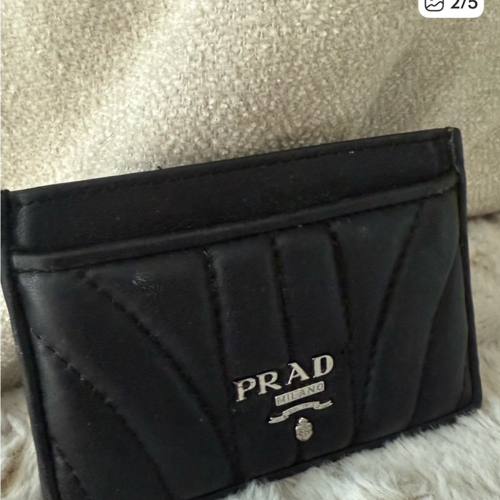 Black Leather Card Holder